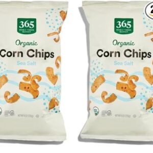 365 By Entire Meals Market Natural Corn Chips, 9 Ounce (Set of two)