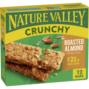 Crunchy Granola Bars with Roasted Almonds