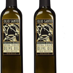 Olio Santo Additional Virgin Olive Oil – 16.9 oz (Pack of two Bottles)