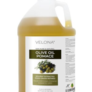 Velona Olive Pomace Oil – 64 Fl Oz | 100% Pure and Pure Service Oil | Refined for Cooking, Pores and skin, Hair, Physique & Face Moisturization | Strive It At this time and Expertise the Advantages!