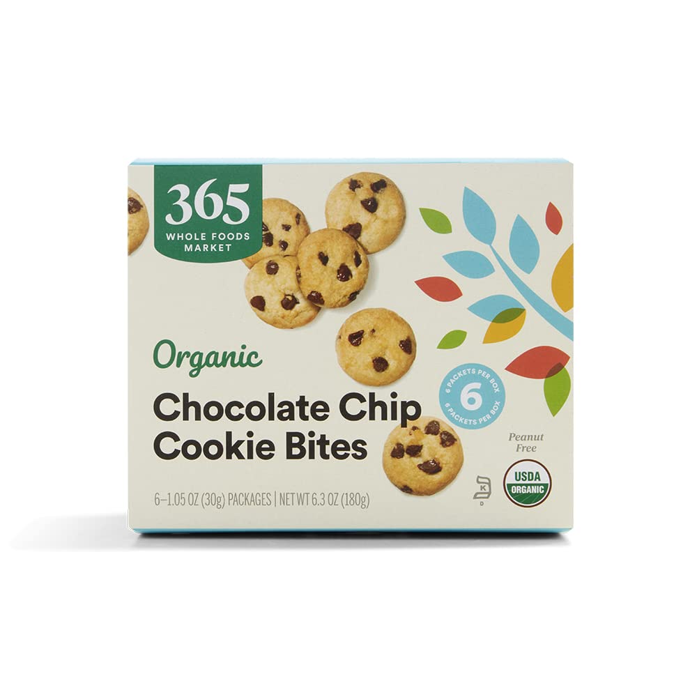 Complete Meals Market 365 Natural Chocolate Chip Cookie Bites, 6.3 Oz