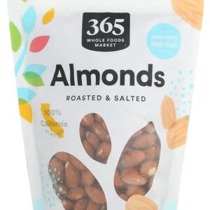 Entire Meals Market 365 Roasted and Salted Almonds, 16 Ounces